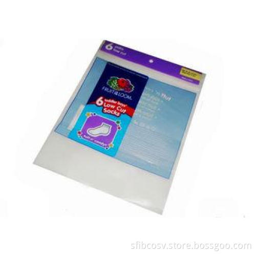 PE/OPP/CPP Custom Design Christmas Sock Packaging Bag